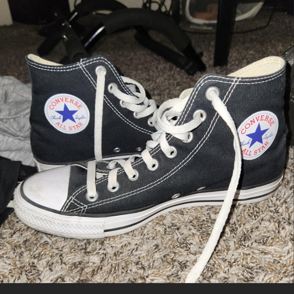 Converse Black High-Top Sneakers